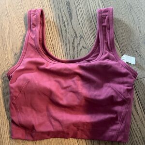 Lululemon Athletica ribbed wunder train tank